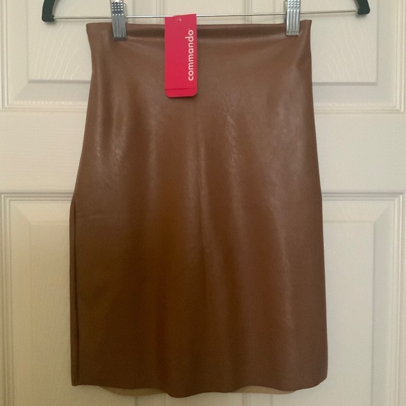 Commando Women's Brown Perfect Control Mini Skirt(NWT) - Picture 3 of 3